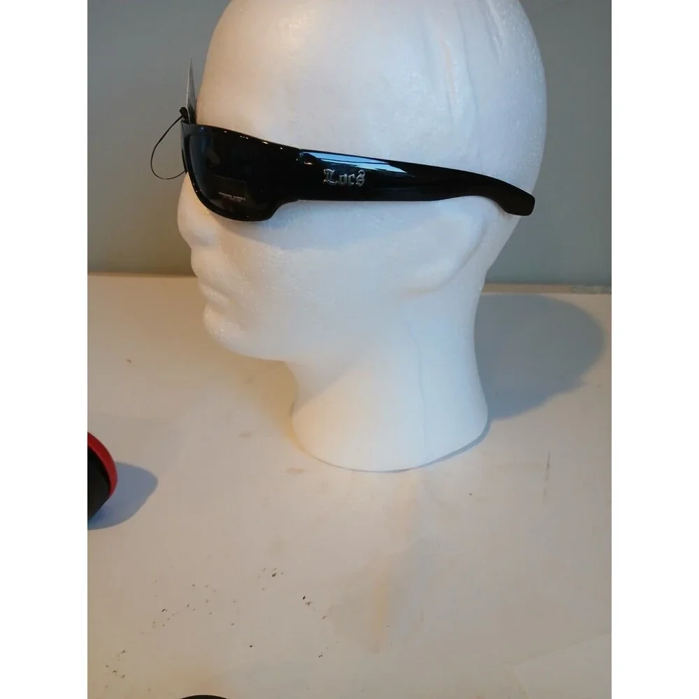 LOCS  OG Gangster  BLACK Sunglasses Biker Shades Hardcore